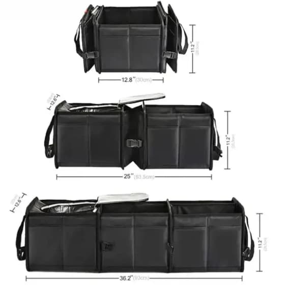 نظم دهنده صندوق عقب گرین لاین (5490)Green lion GNCRTORG80 car trunk organizer 80L — تصویر ۳
