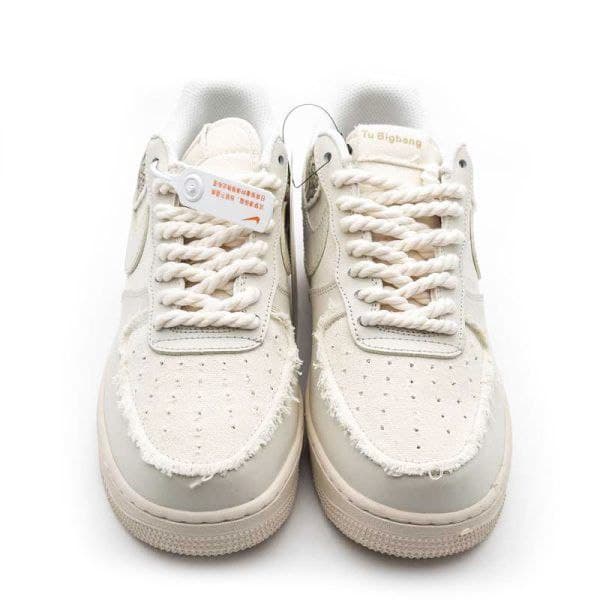 نایک ایر فورس ۱ بدون ساق کرمی تانگ Nike air force 1 day thung — تصویر ۳