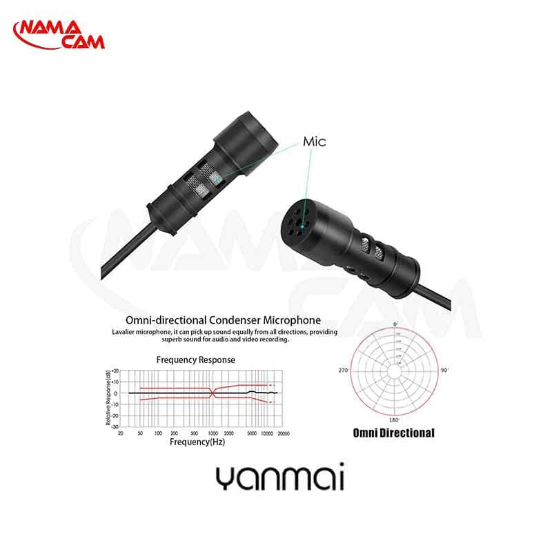 میکروفون یقه ای yanmai r955s — تصویر ۳