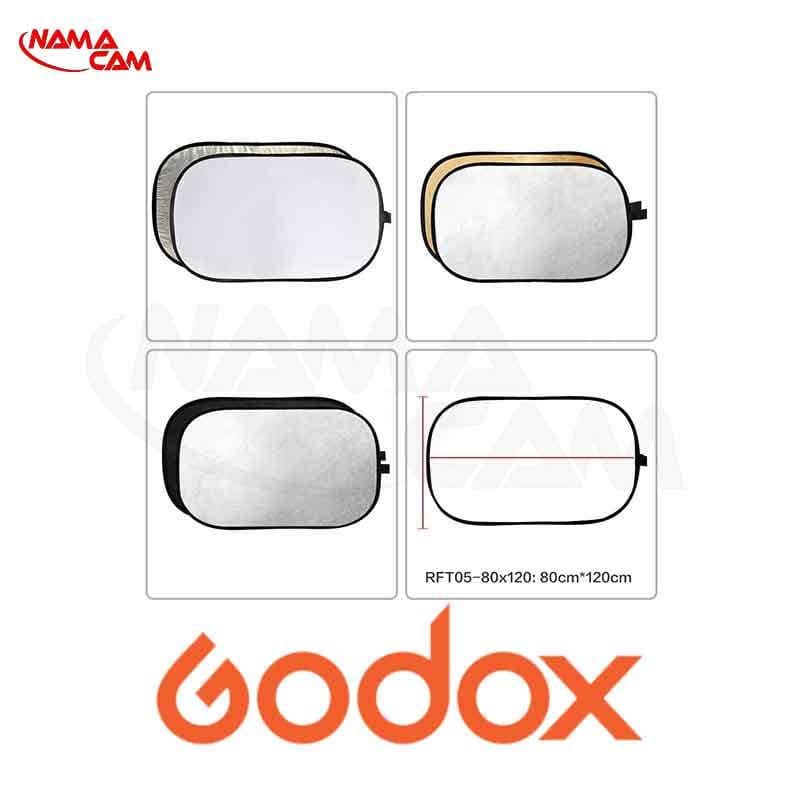 رفلکتور گودکس 120*80 سانتیمتر 5 کاره godox — تصویر ۳