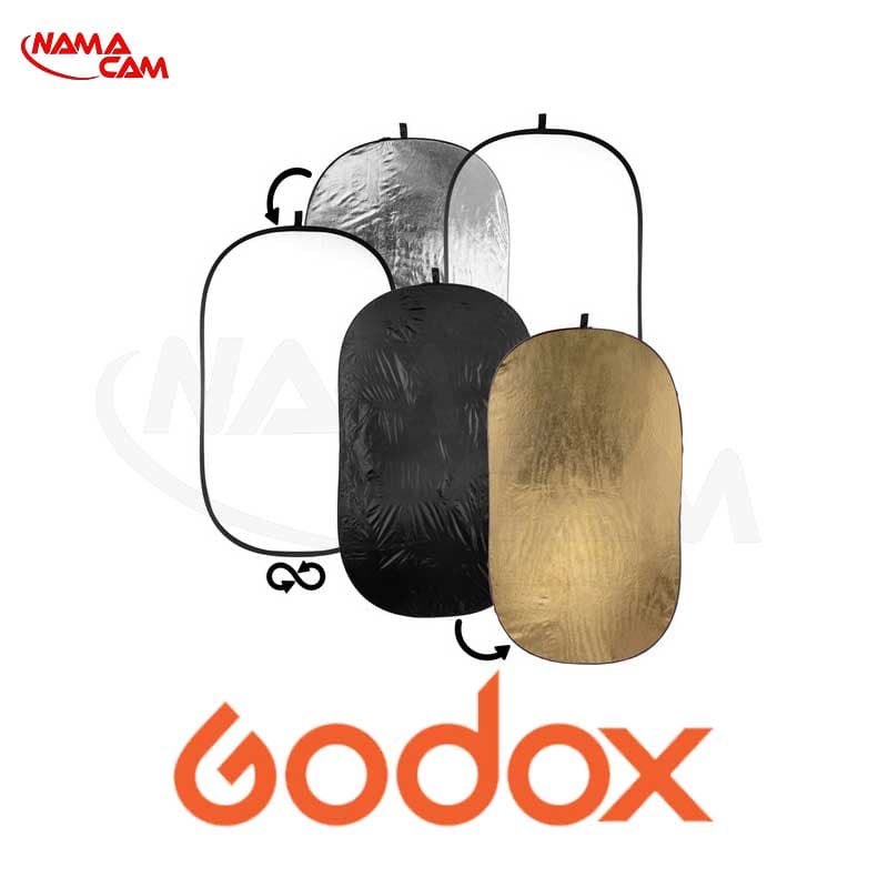 رفلکتور گودکس 120*80 سانتیمتر 5 کاره godox — تصویر ۲