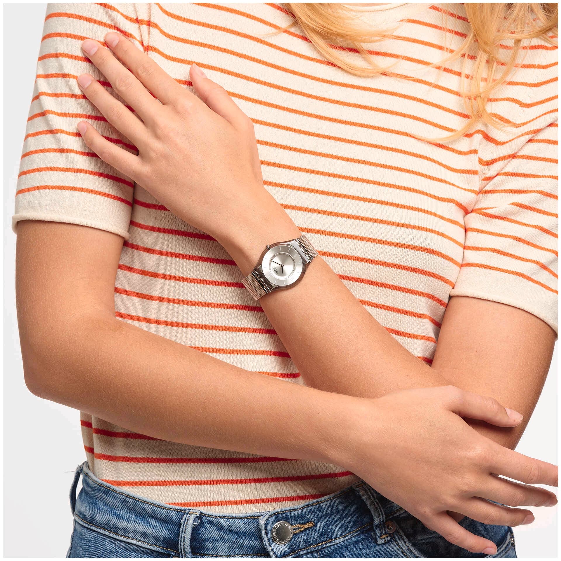 ساعت سواچ مدل SWATCH METAL KNIT (SS08M100M) — تصویر ۴