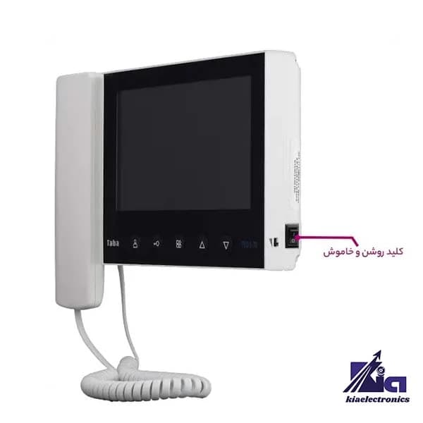 پکیج آیفون تصویری کارتی چهار واحدی تابا TVD-5-70 و پنل 1860 CR — تصویر ۷