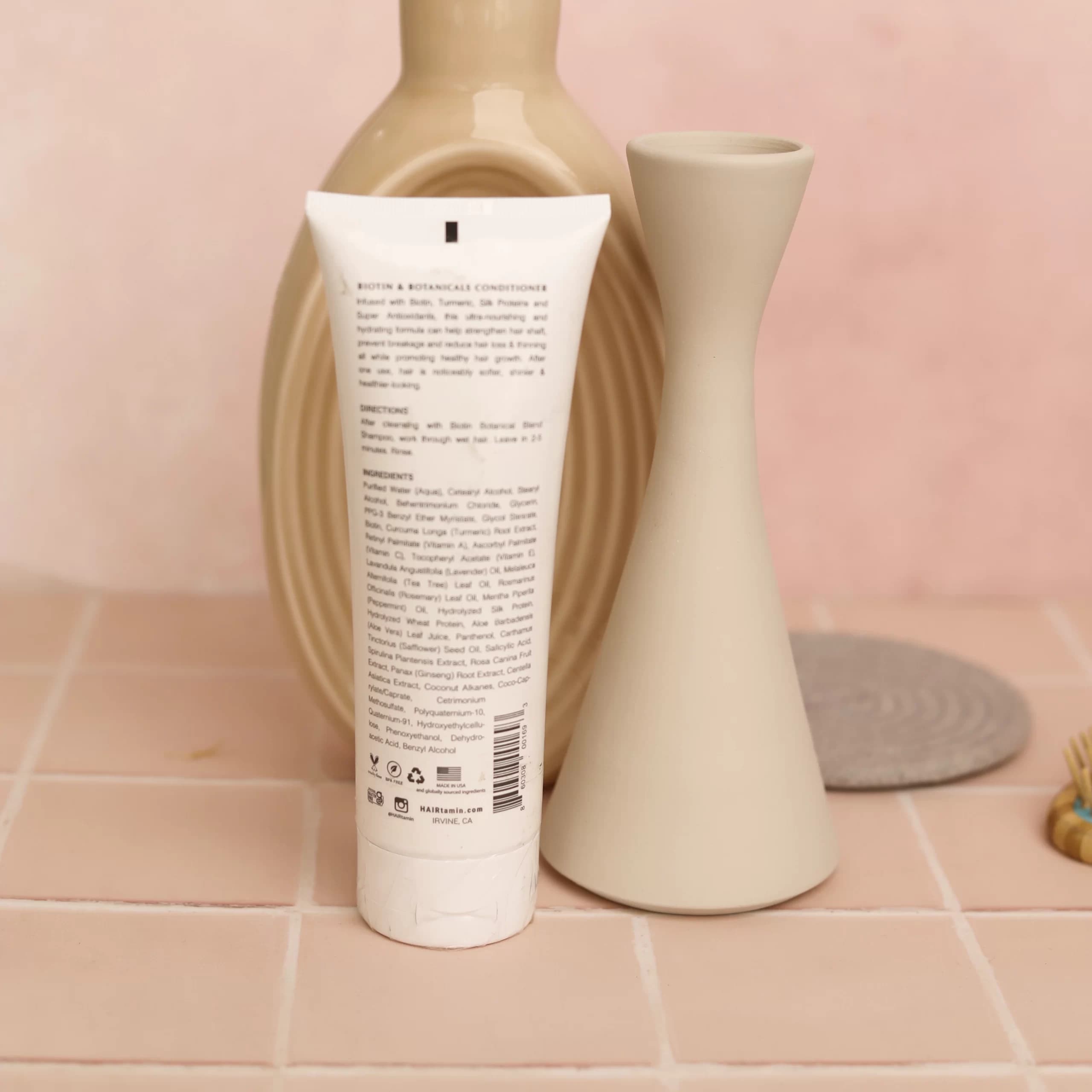 نرم کننده بیوتین هیرتامین hairtamin اصل آمریکا — تصویر ۲
