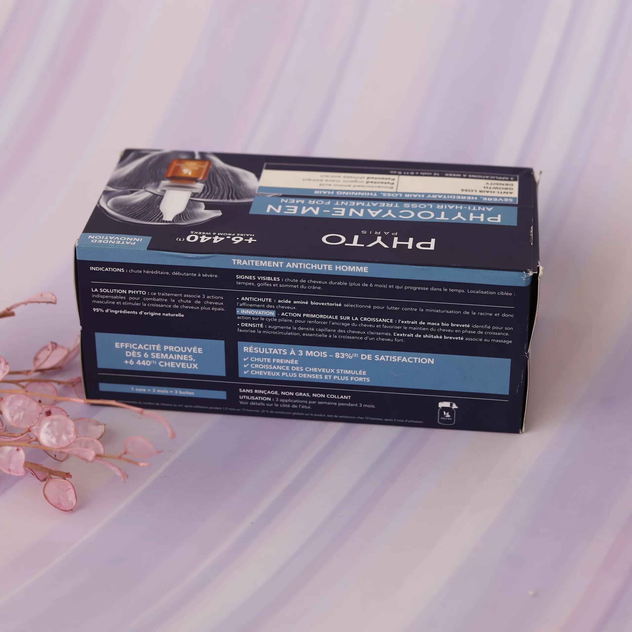 سرم ضد ریزش و رشد موی فیتو آقایان PHYTO CYANE — تصویر ۳