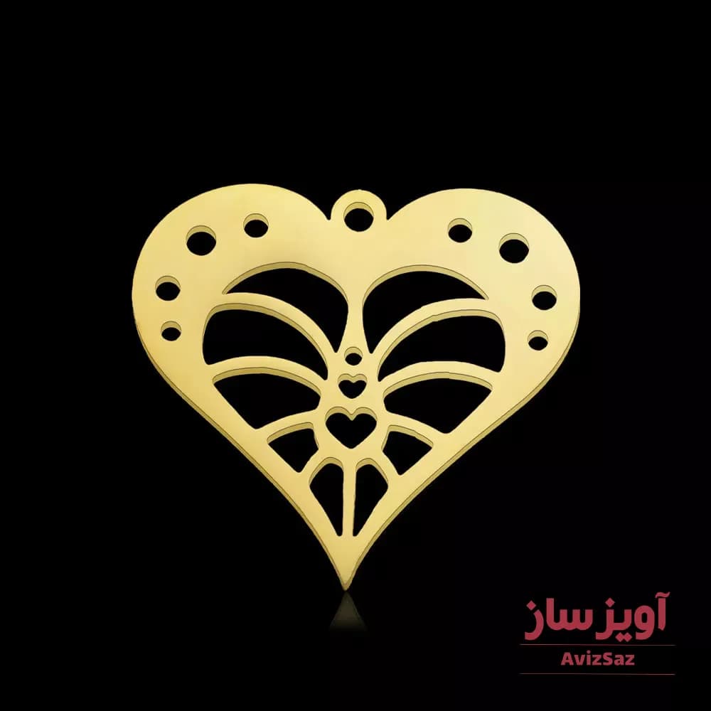 گردنبند قلب کد 101078