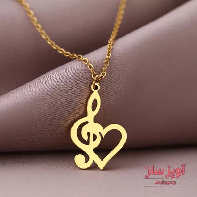 گردنبند قلب و موسیقی کد 101045