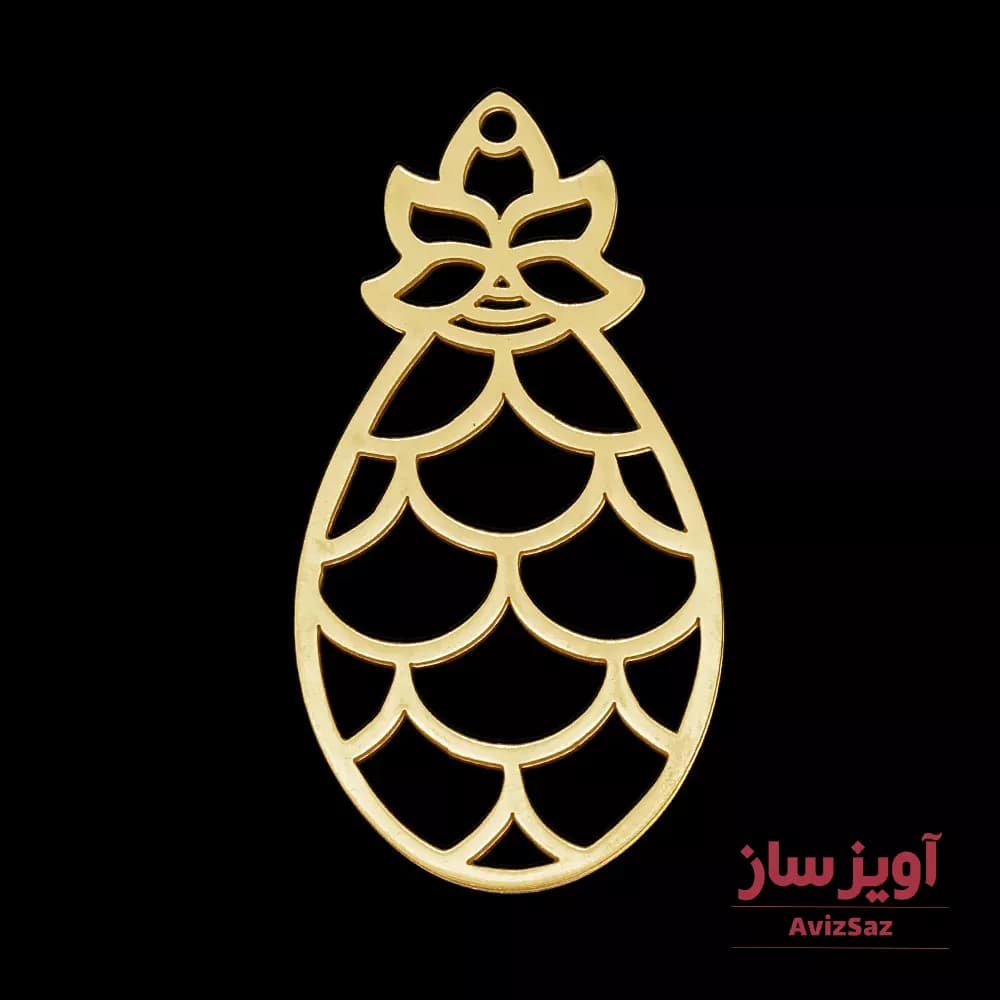 گردنبند آناناس کد 101014