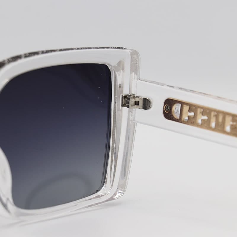 عینک آفتابی پلاریزه با فریم مشکی و سبز رنگ و مربعی شکل GUCCI مدل P7633 — تصویر ۹
