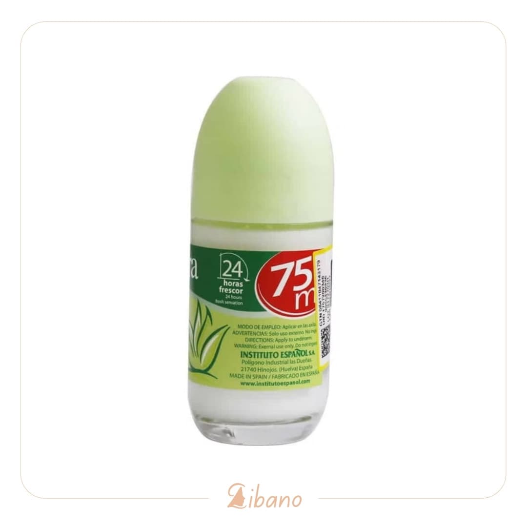 رول ضد تعریق انستیتو اسپانول مدل Aloevera حجم 75 میلی لیتر — تصویر ۲