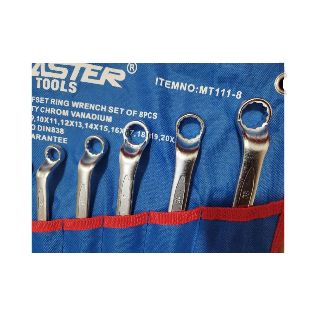 مجموعه 8 عددی آچار دو سر رینگی مستر تولز مدل MT111-8 — تصویر ۹