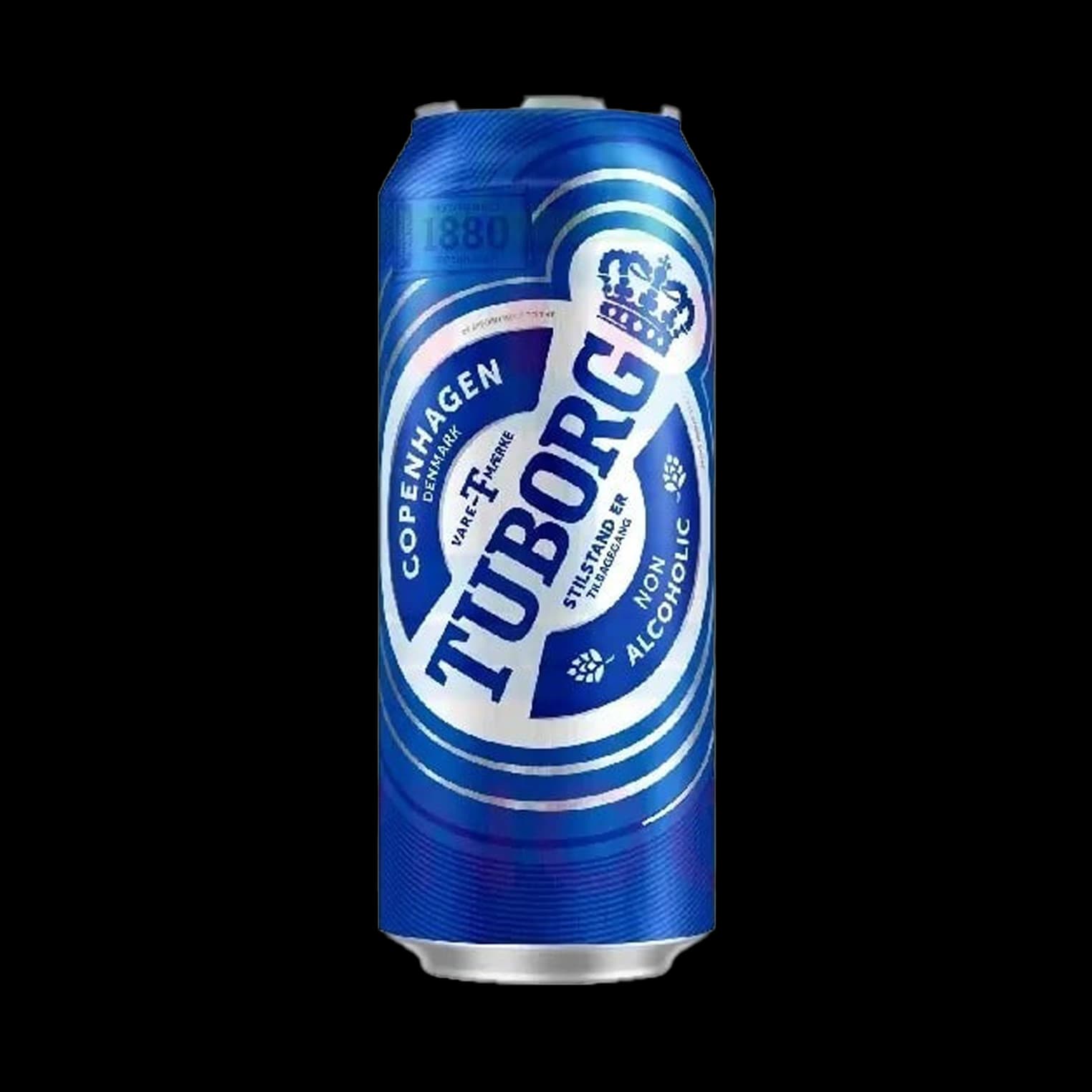 آبجو بدون الکل توبورگ آبی Tuborg blue non alcoholic beer