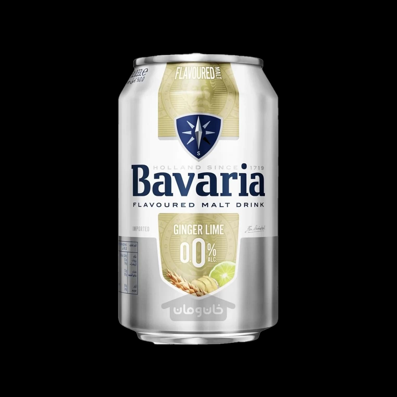 آبجو بدون الکل باواریا زنجبیل لیمو Bavaria non alcoholic beer