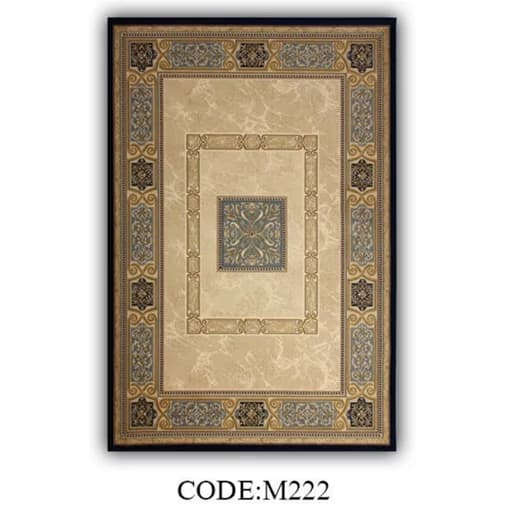فرشینه مخمل تُرک درجه یک با زیره ضد سُر کد M222 — تصویر ۶