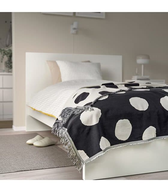 پتو و رو انداز ایکیا مدل IKEA-KLYNNETÅG سایز 130×170 — تصویر ۳