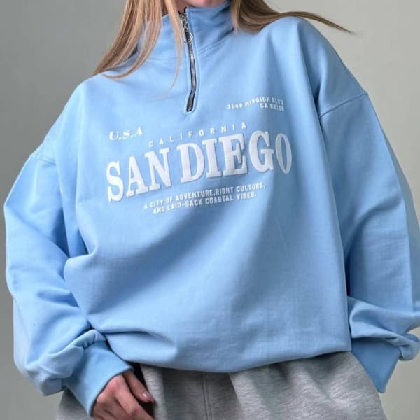 دورس نیم زیپ SAN DIEGO کد 100469 — تصویر ۵