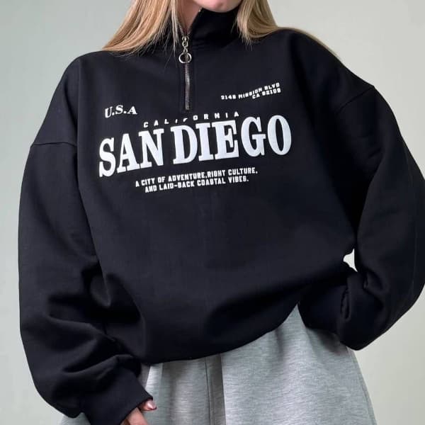 دورس نیم زیپ SAN DIEGO کد 100469 — تصویر ۲