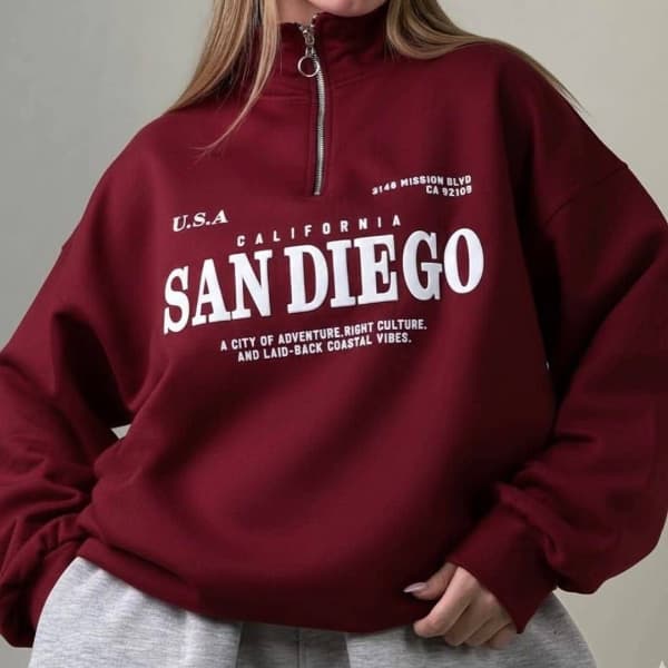 دورس نیم زیپ SAN DIEGO کد 100469 — تصویر ۴
