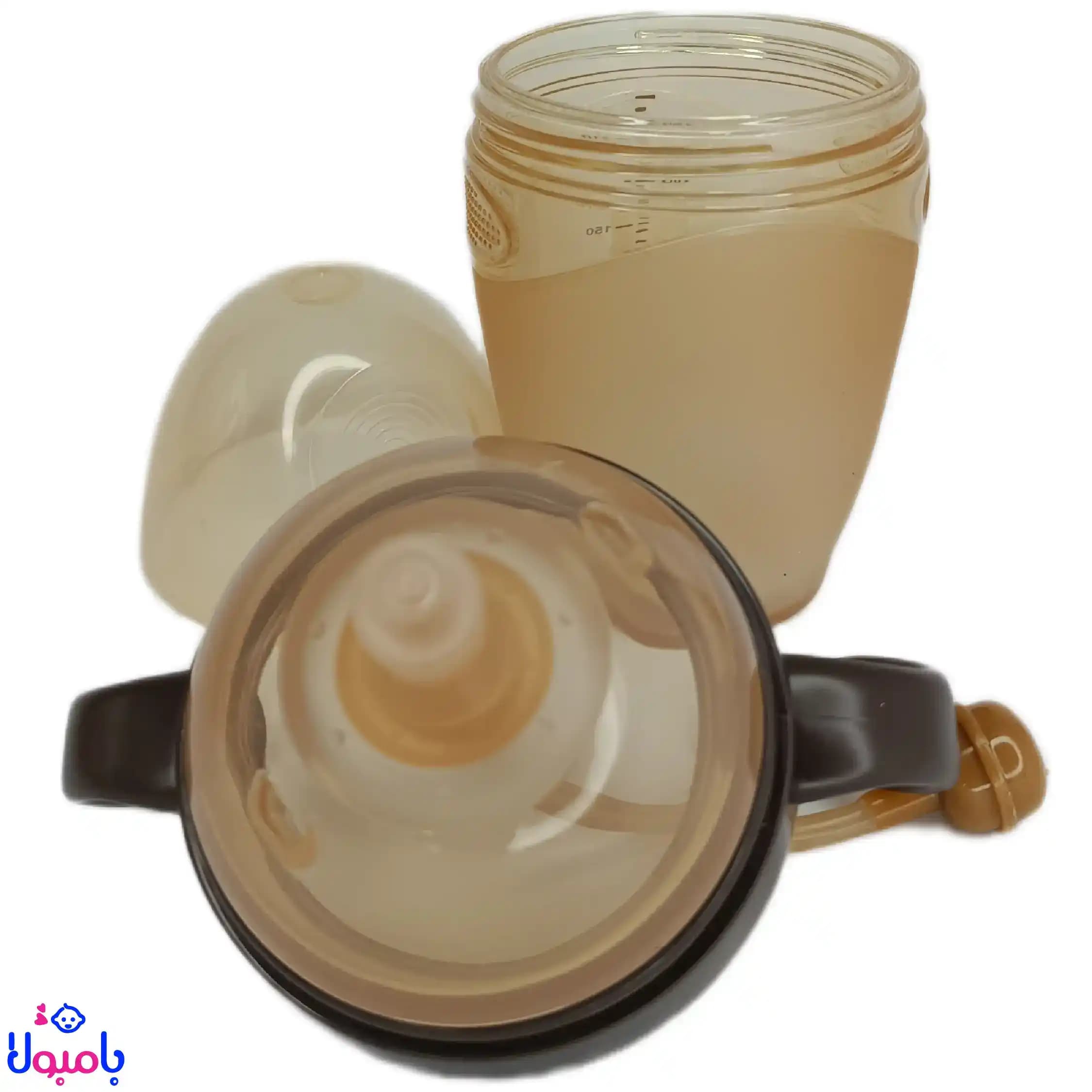 شیشه شیر دسته دار 270 میل طرح ALGO — تصویر ۳