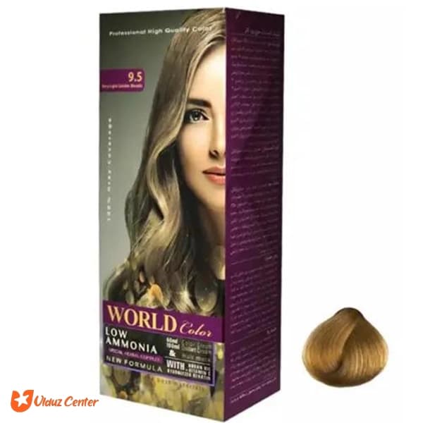 کیت رنگ موی ورد کالر کد G9.5 بلوند طلایی روشن 60 میلی