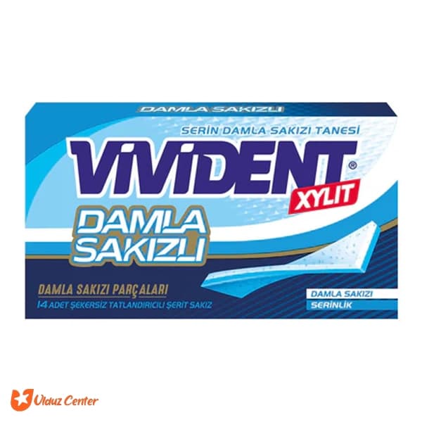 آدامس بدون شکر ویویدنت مدل Damla sakizi وزن 26 گرم