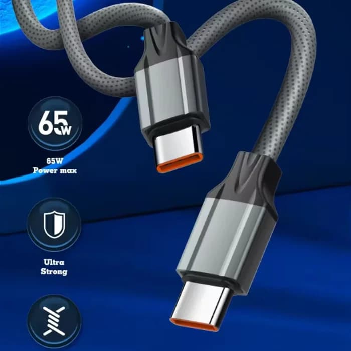 کابل شارژ دو سر تایپ سی 65W الدینیو LDNIO LC442C C-C Fast Charging 65W Cable — تصویر ۷