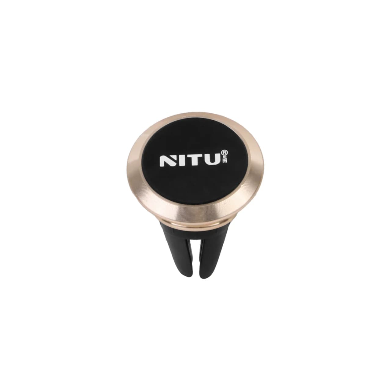 هولدر گوشی موبایل مگنتی دریچه ای خودرو NITU مدل NH10 – مشکی طلایی