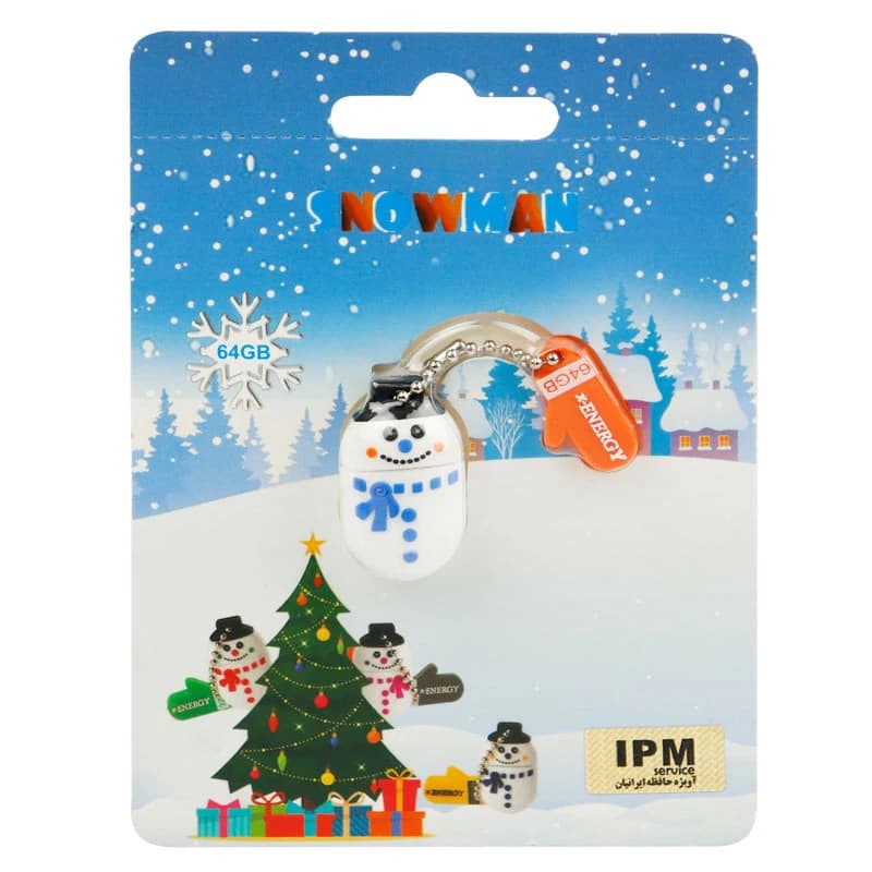 فلش عروسکی 64 گیگ ایکس انرژی X-Energy Snowman