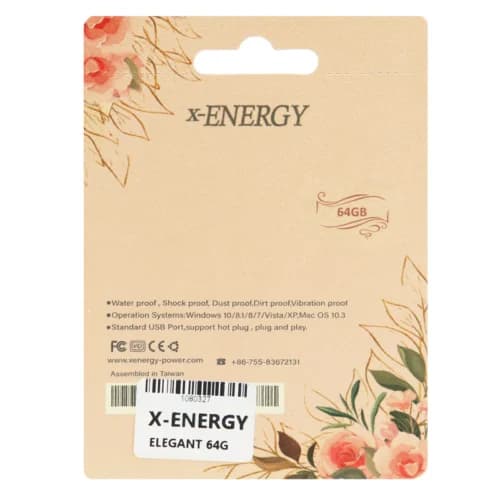 فلش 64 گیگ ایکس انرژی X-Energy Elegant — تصویر ۸
