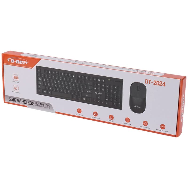 کیبورد و موس بی سیم دی نت پلاس DT-2024 — تصویر ۲