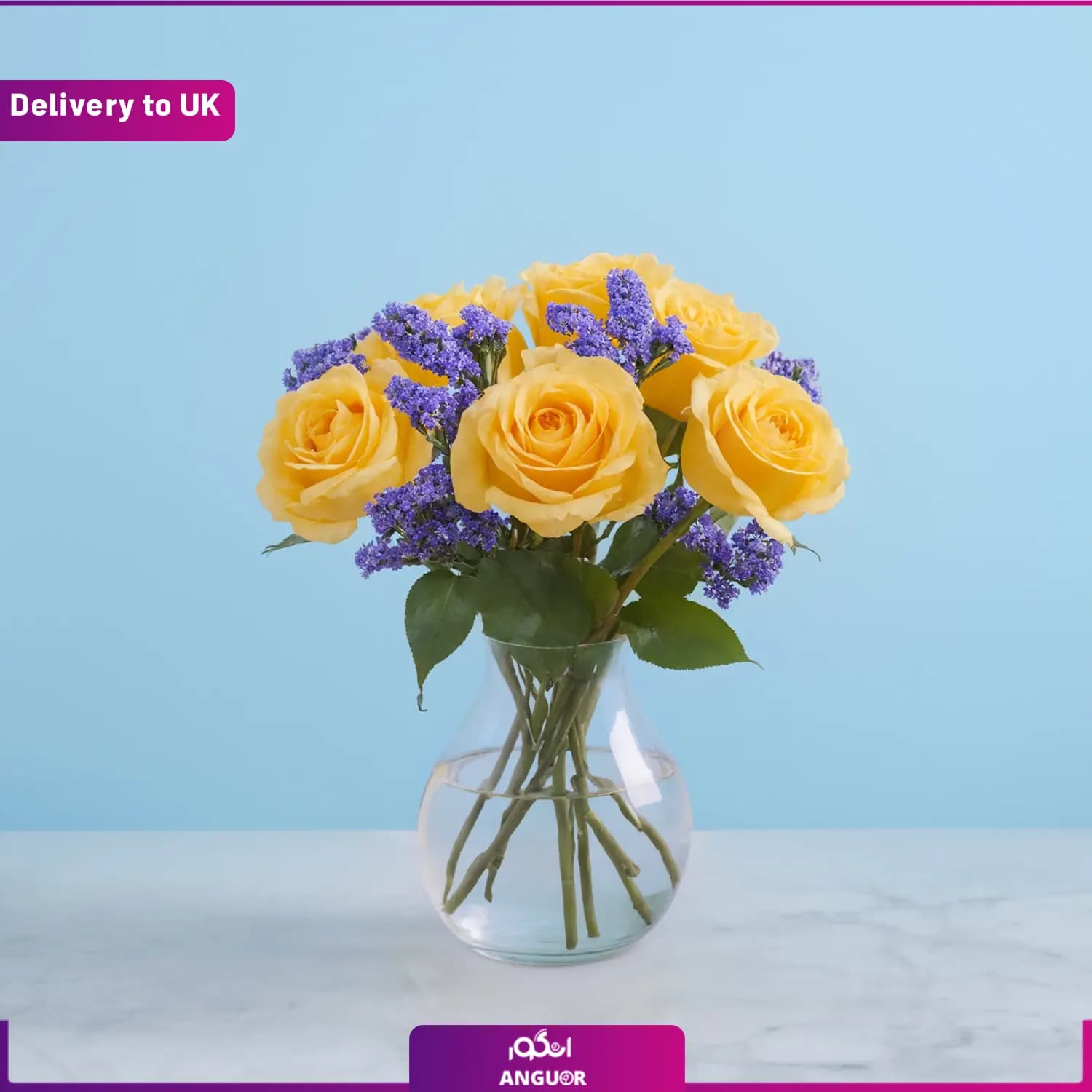 دسته گل رز کوچک (تحویل در انگلستان)