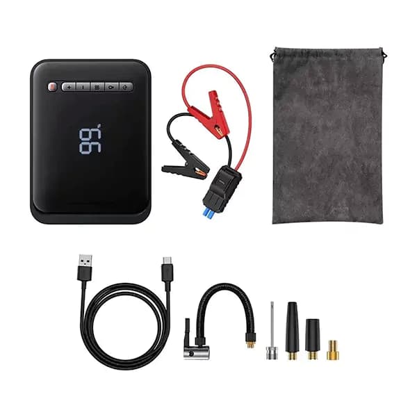 جامپ استارتر کمپرسورباد پاوربانک CGCN000001 8000mAh بیسوس (Baseus) — تصویر ۲