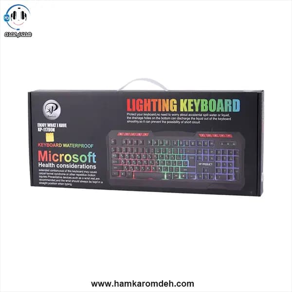 کیبورد گیمینگ سیم دار 11700 ایکس پی XP — تصویر ۳