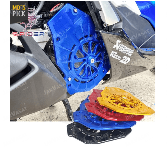 کاور فن چرخشی روی رادیات / محافظ رادیات HONDA ADV160 PCX160 PCX150 / ساخت تایلند اصل 2025 — تصویر ۲