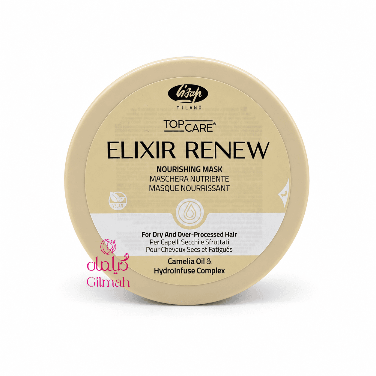 ماسک مو مغذی و احیاکننده و آبرسان برند لیزاپ میلانو مدل ( Elixir Renew ) — تصویر ۲