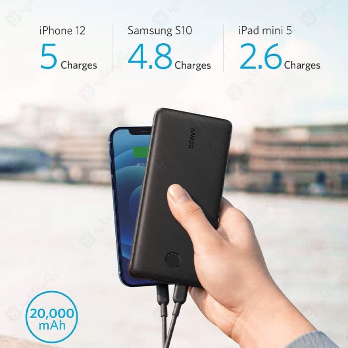 پاوربانک 20000mAh فست شارژ انکر مدل A1287 — تصویر ۲