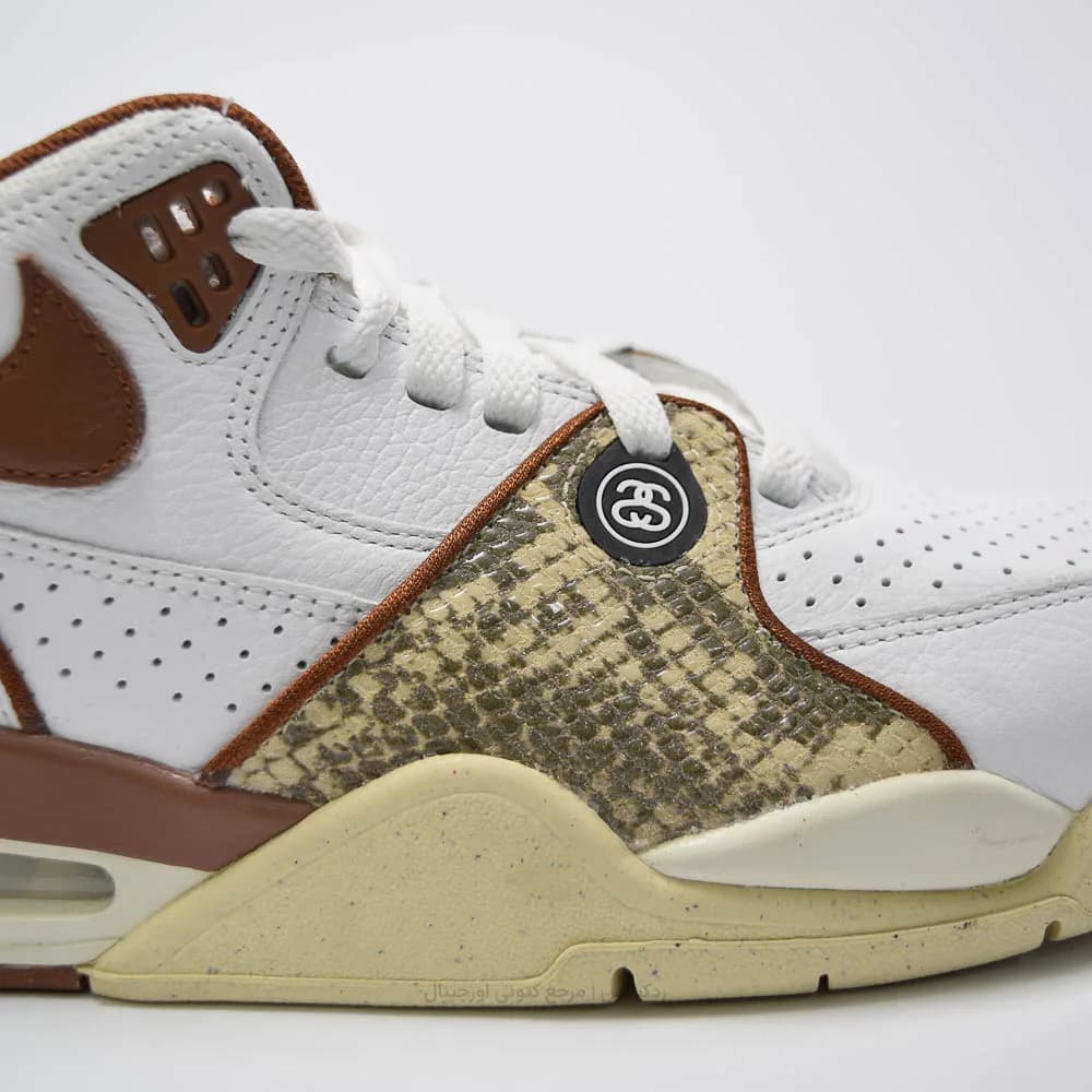 کتونی بسکتبال Nike مدل Nike Air Flight ’89 Low x Stussy – FD6475-100 — تصویر ۷