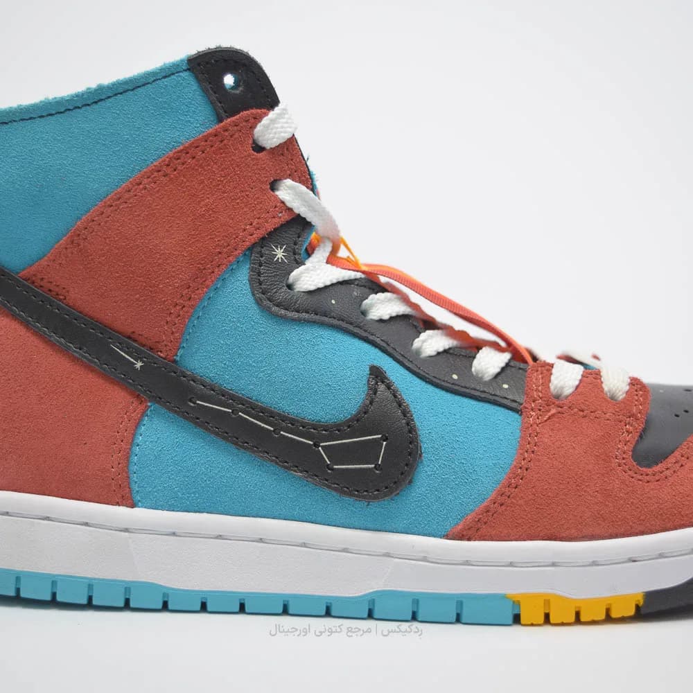 کتونی Nike مدل SB Dunk High x Di’orr Greenwood – FQ1775-400 — تصویر ۳