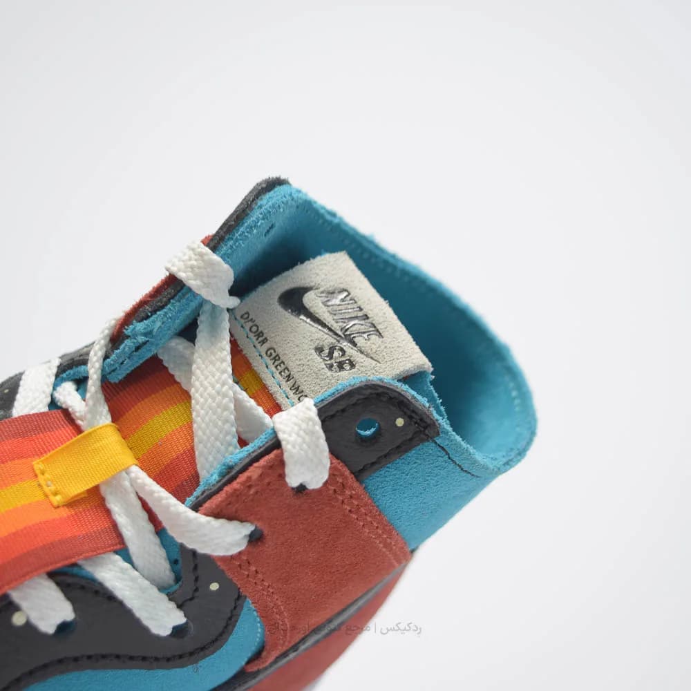 کتونی Nike مدل SB Dunk High x Di’orr Greenwood – FQ1775-400 — تصویر ۸