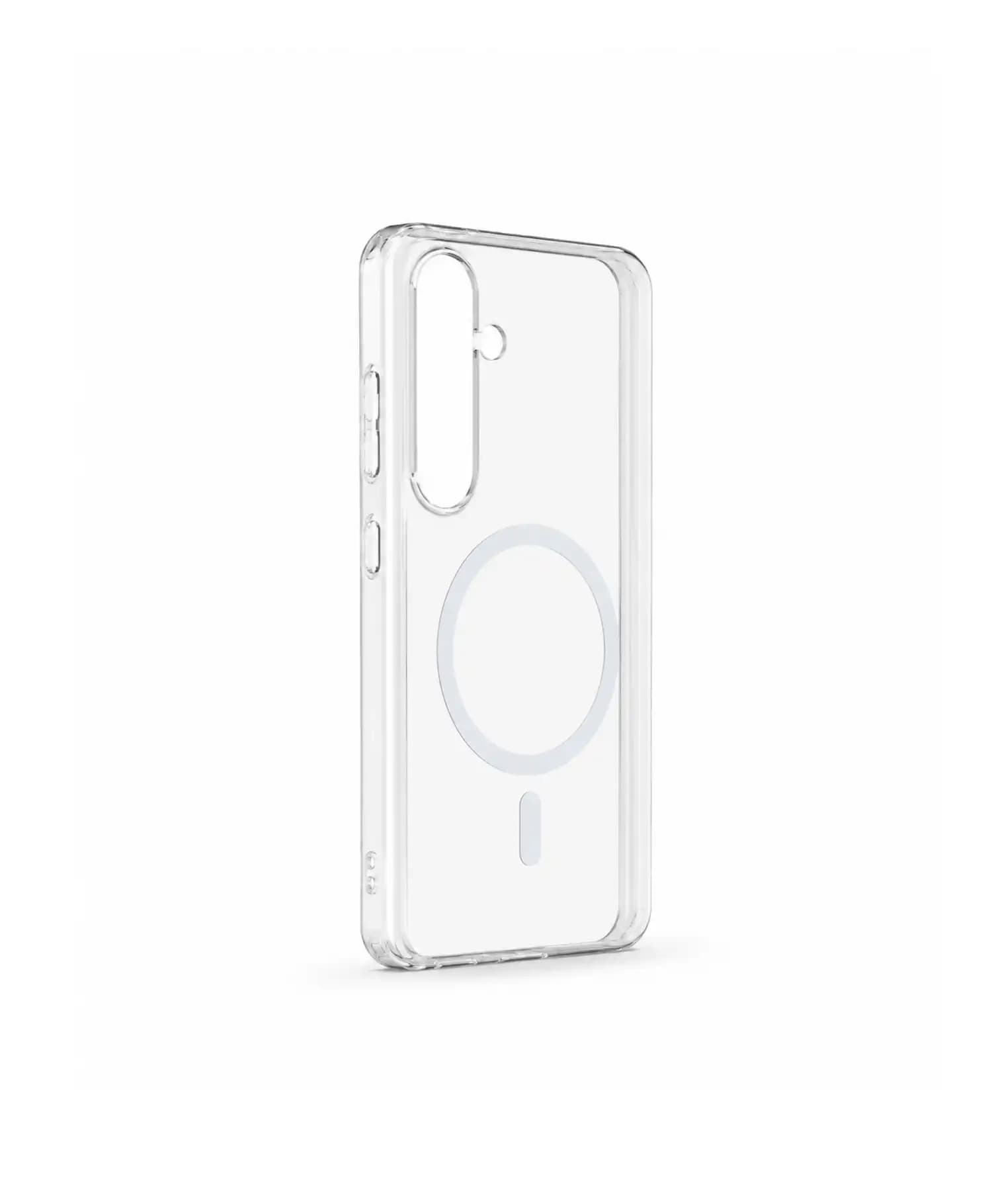 قاب PC شفاف مگ سیفدار Q Series گوشی موبایل Samsung S24FE — تصویر ۳