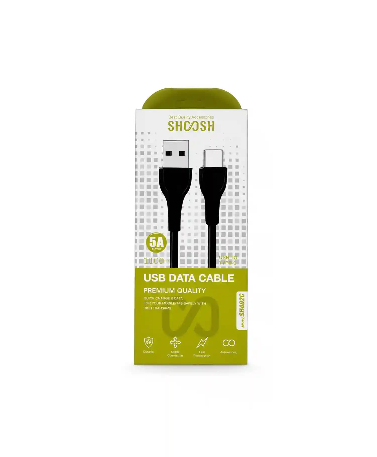 کابل تبدیل USB به Type-C شوش مدل Sh-402C — تصویر ۳