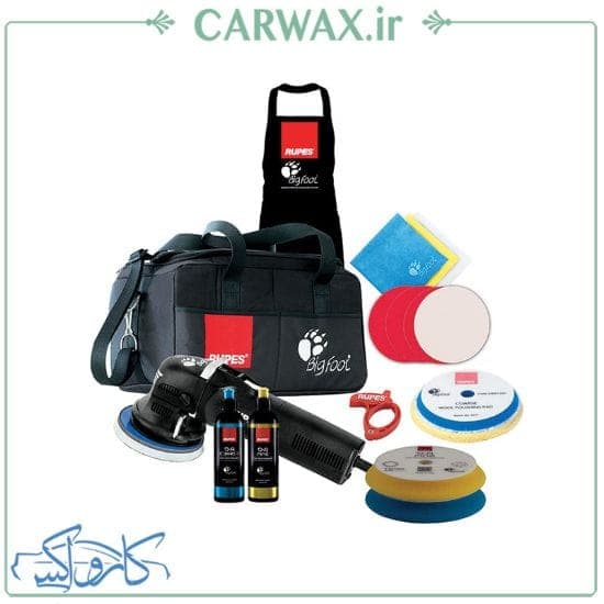 پک کامل دستگاه پولیش اوربیتال سایز 12 روپس Rupes LHR12E/LUX Polisher