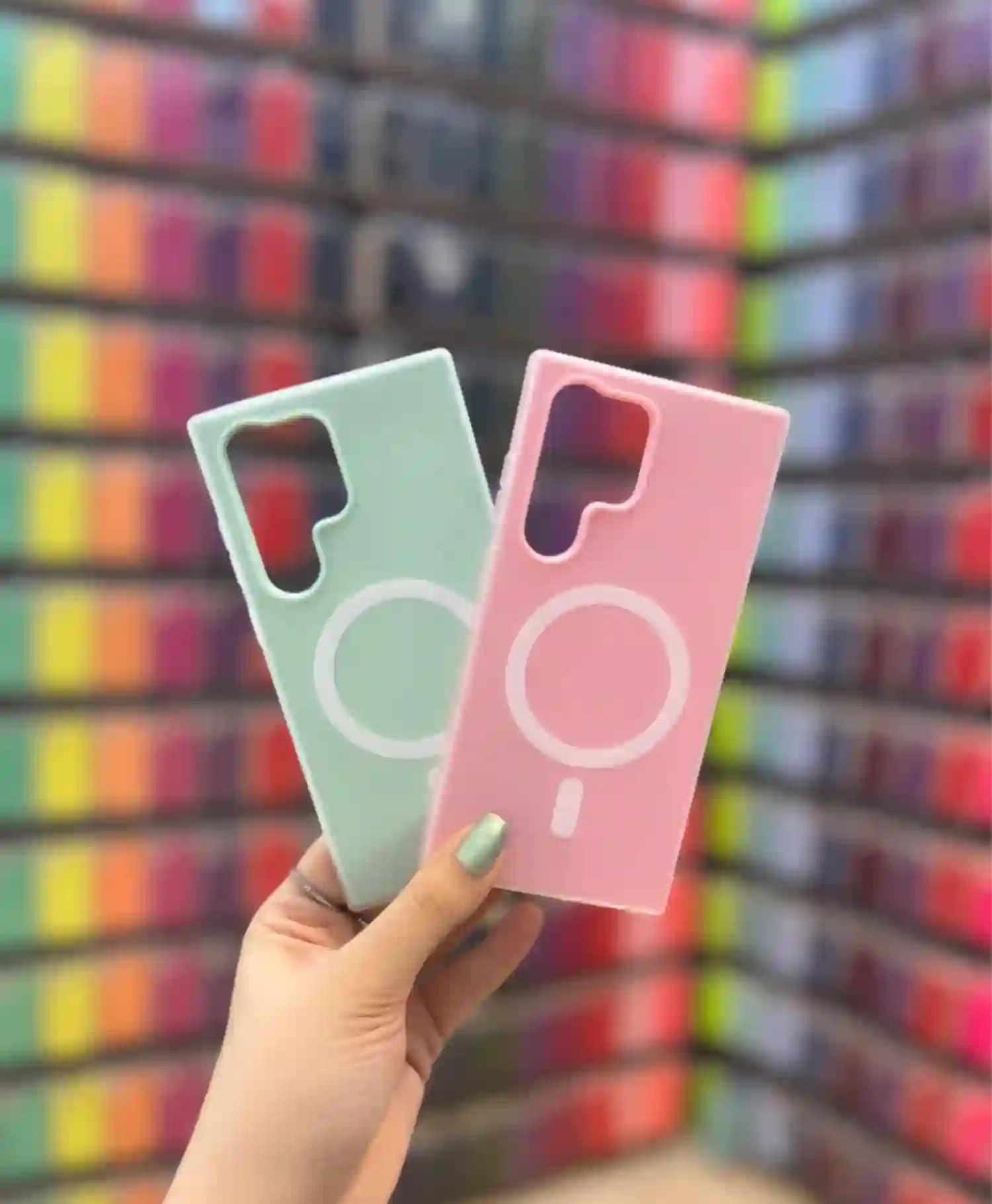 قاب پاستیلی مگ سیف دار Jelly Case گوشی موبایل Samsung S23 Ultra — تصویر ۳