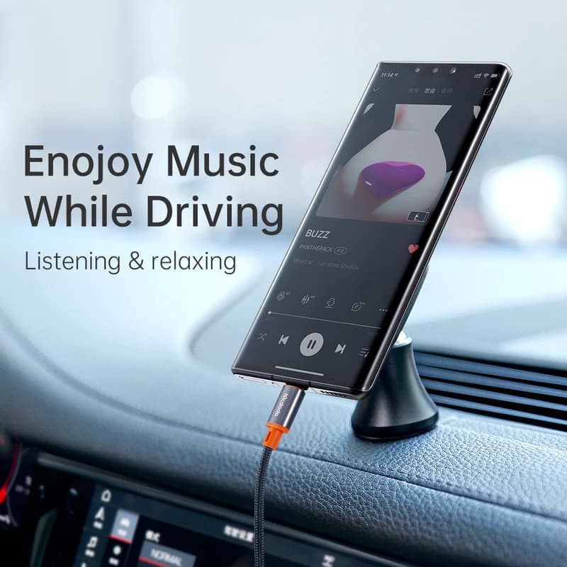 کابل Type C به AUX مک دودو Mcdodo CA-0820 USB Type C to 3.5mm AUX Jack Cable طول 1.2 متری — تصویر ۷