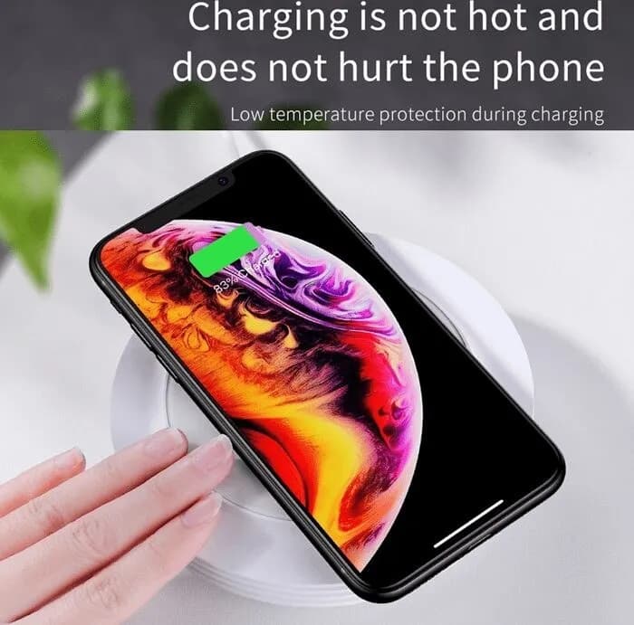شارژر وایرلس جویروم Joyroom JR-A16 Cooler Wireless Fast Charger QC3.0 10W توان 10 وات همراه کابل — تصویر ۳
