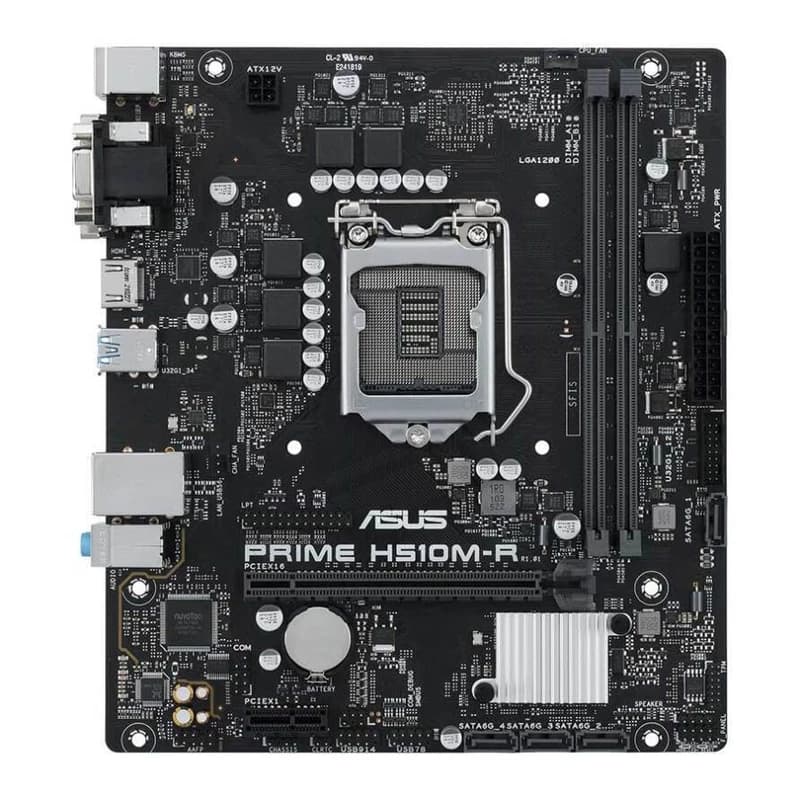 مادربرد ایسوس PRIME H510M-R-SI سوکت ۱۲۰۰ DDR4 — تصویر ۱۲