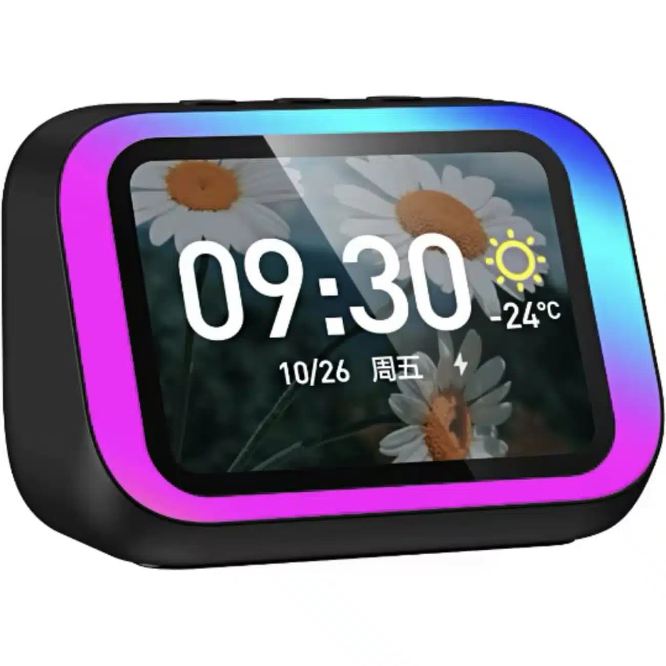 اسپیکر بلوتوثی هوشمند مدل TF26 Pro با نمایشگر لمسی رنگی — تصویر ۳