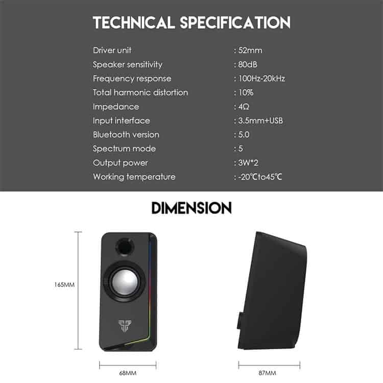 اسپیکر Fantech RGB GS302 — تصویر ۳