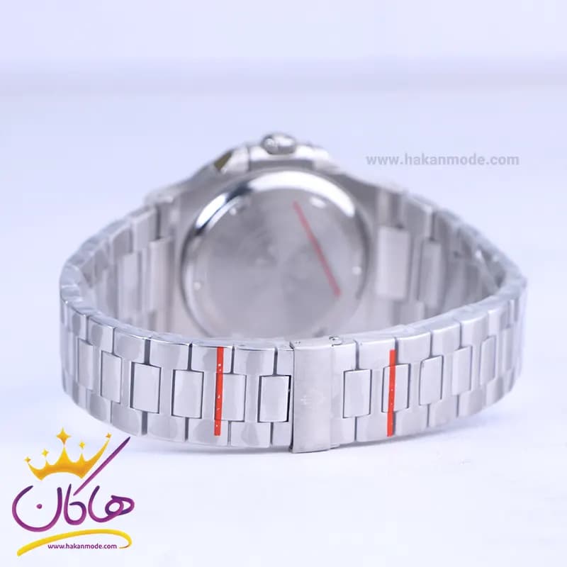 ساعت مچی پتک فیلیپ ناتیلوس مردانه فلزی نقره ای صفحه آبی 047/8 — تصویر ۳