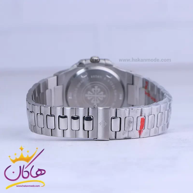ساعت مچی پتک فیلیپ مردانه فلزی صفحه آبی M8058/1 — تصویر ۳